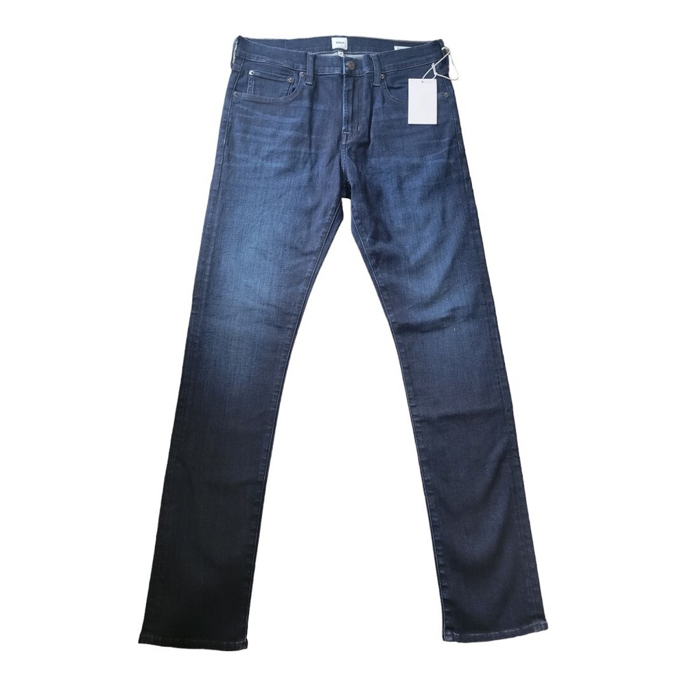 EDWIN Jeans Mens 30x32 Maddox Slim Straight Leg Legend Dark Blue Denim Stretch